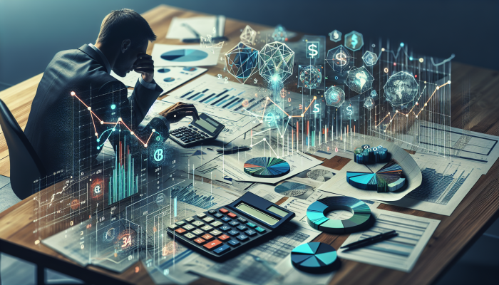 Strategies for Consolidating High-Interest Loans: Your Comprehensive Guide | DCL Individual reviewing balance transfer credit card offers alongside financial documents and a chart depicting decreasing debt.