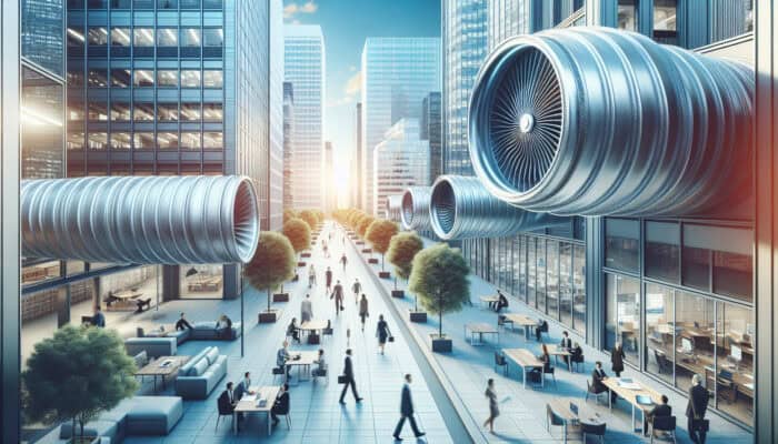 Commercial Duct Cleaning Services in Yaletown Vancouver: Clean air from well-maintained ducts enhancing health and productivity in Yaletown's modern offices.